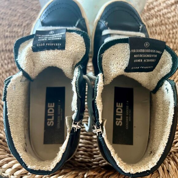 Golden Goose Slides with Silver Studs EU36 ~ Fits like US7 - Picture 11 of 13
